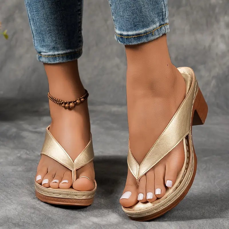 Noméra™ – Luxe Orthopedische Sleehak Slippers