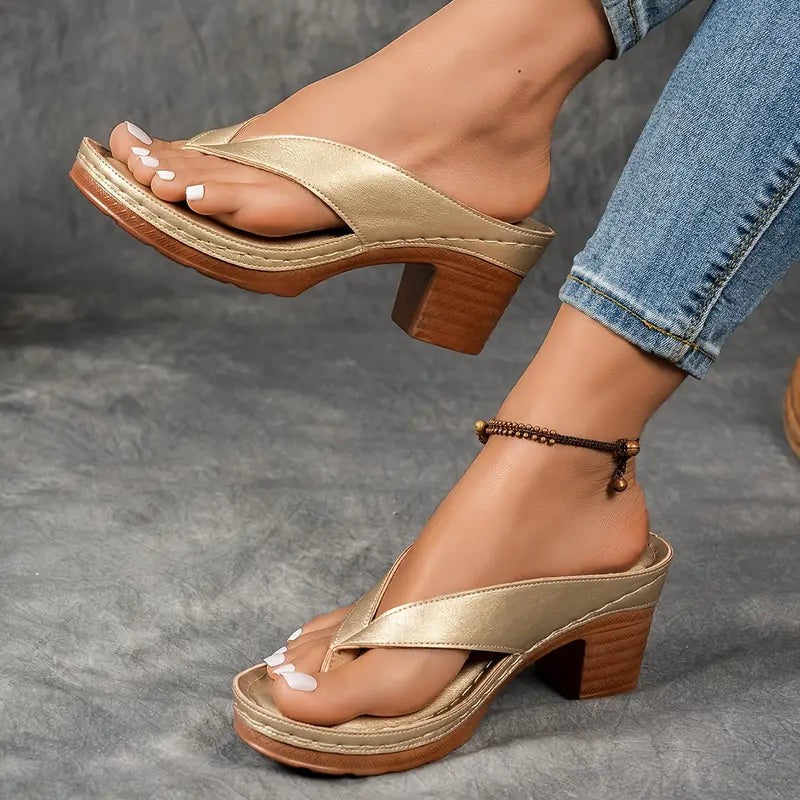 Noméra™ – Luxe Orthopedische Sleehak Slippers