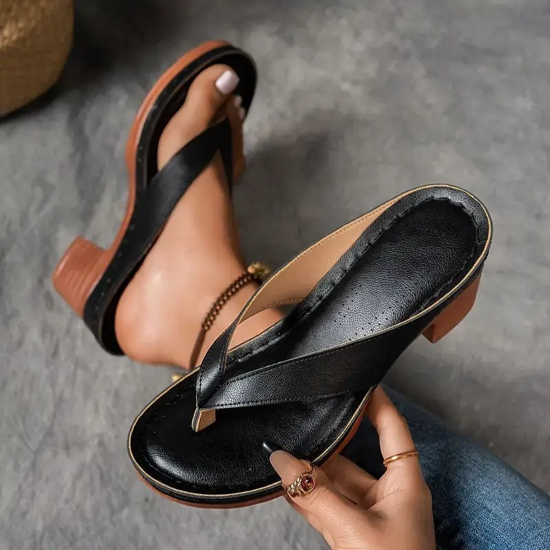 Noméra™ – Luxe Orthopedische Sleehak Slippers