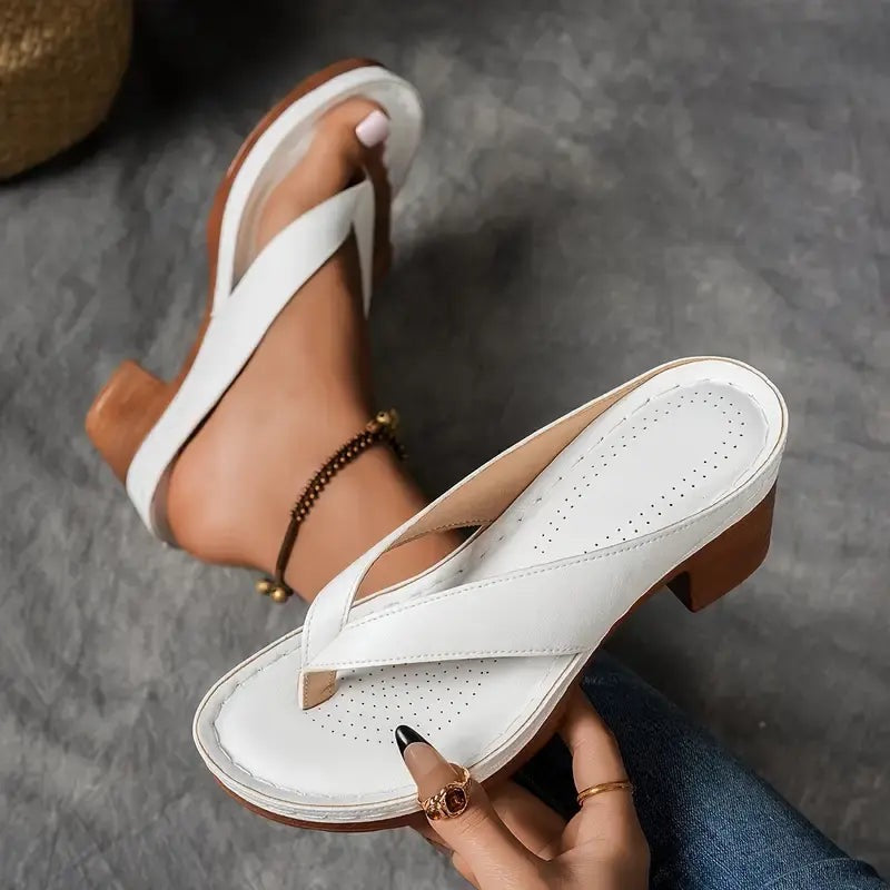 Noméra™ – Luxe Orthopedische Sleehak Slippers
