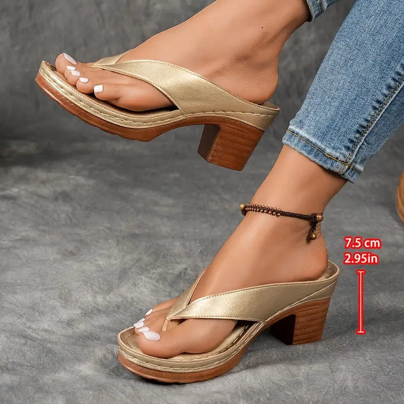 Noméra™ – Luxe Orthopedische Sleehak Slippers