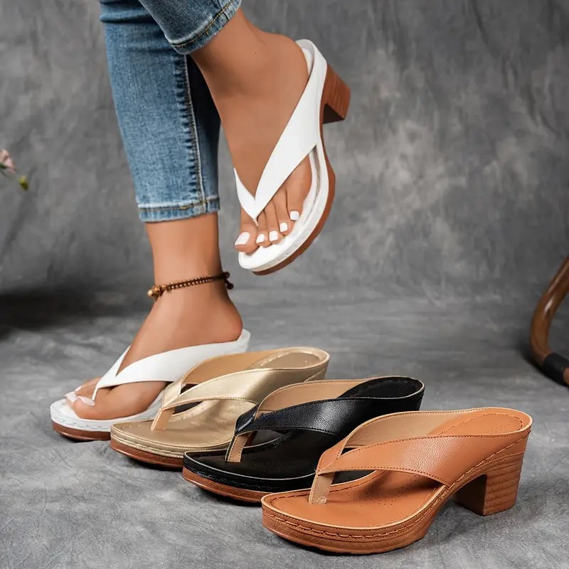 Noméra™ – Luxe Orthopedische Sleehak Slippers