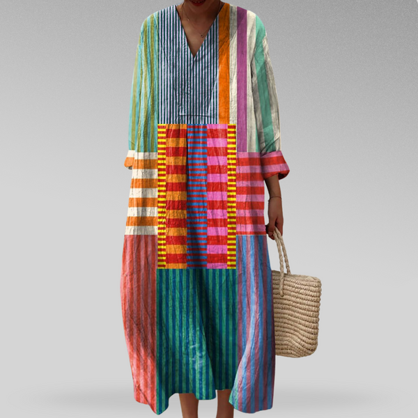 Susan | Elegante Geometric Dress