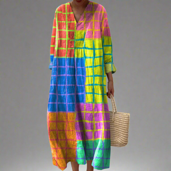 Charlene™ | Elegante Geometric Dress