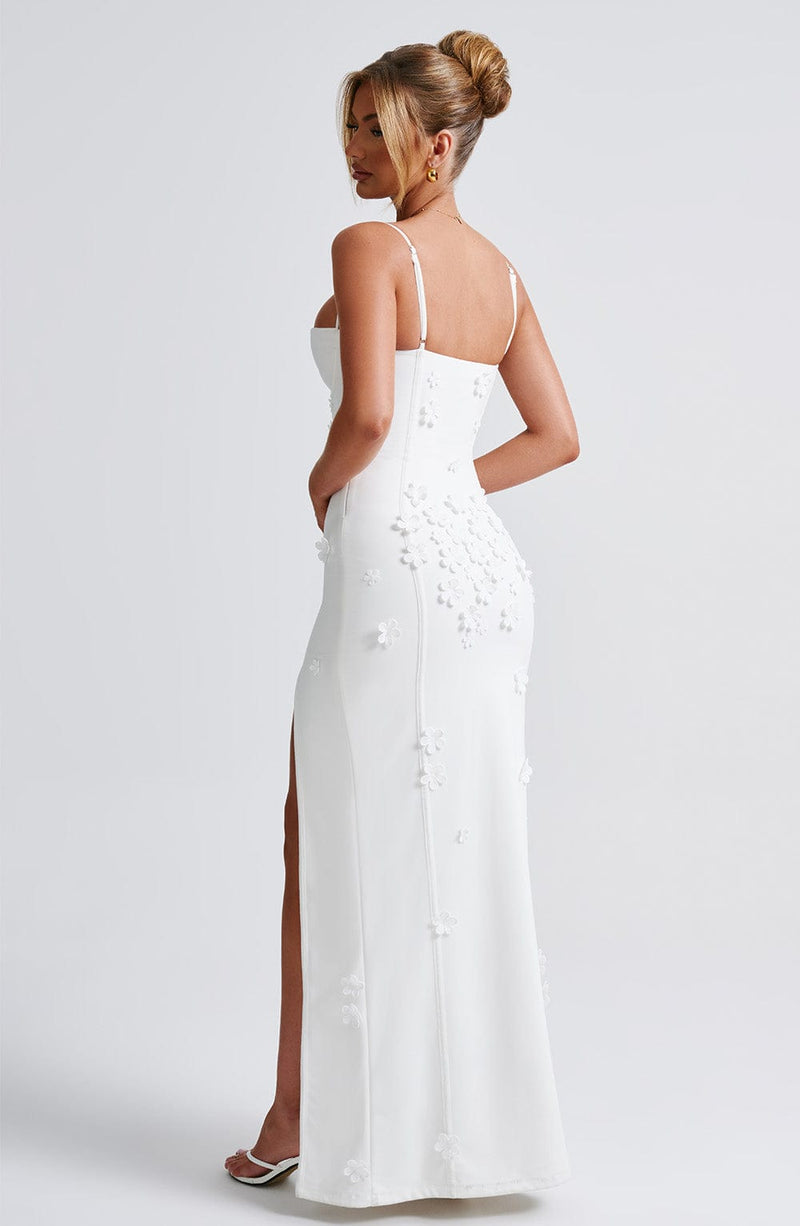 nevaé Floral Appliqué Maxi Dress