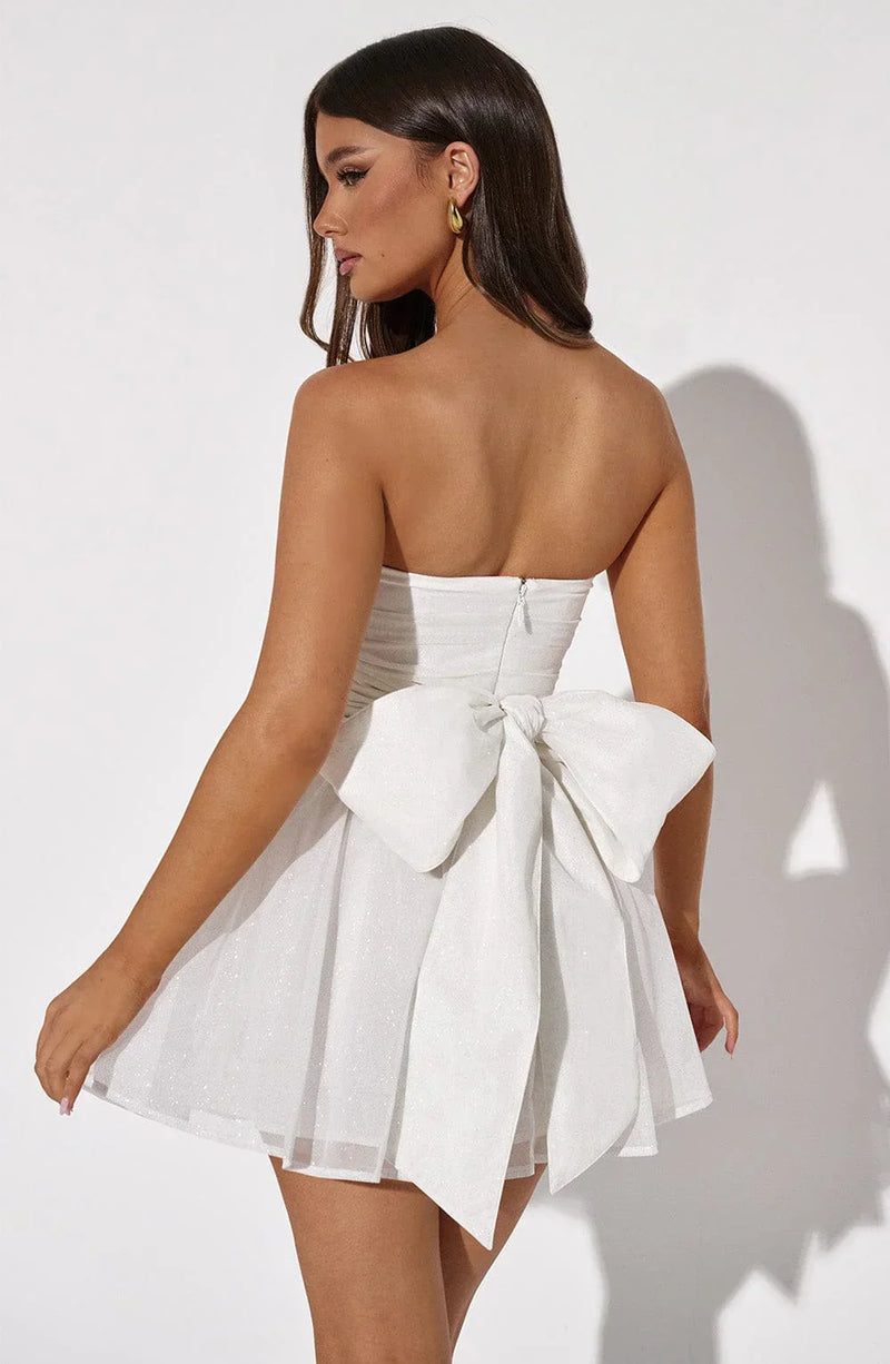 nevaé Bow Back Mini Dress