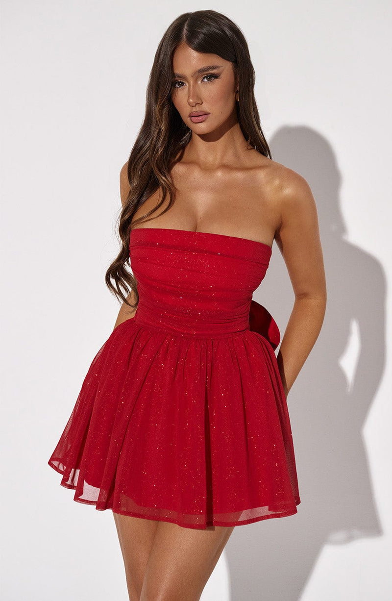 nevaé Bow Back Mini Dress