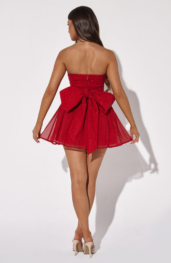 nevaé Bow Back Mini Dress