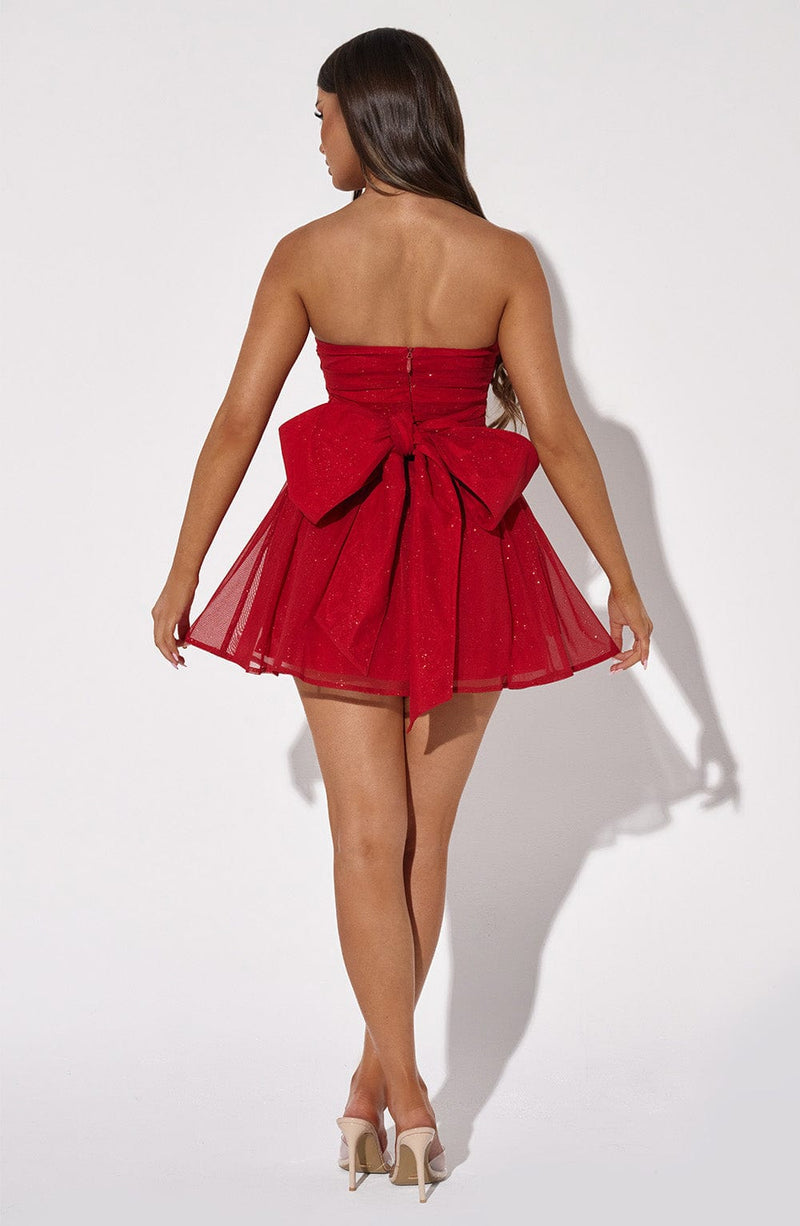 nevaé Bow Back Mini Dress