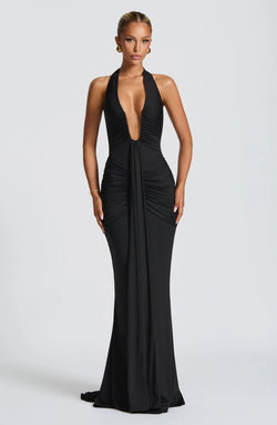 nevaé Draped Jersey Maxi Dress