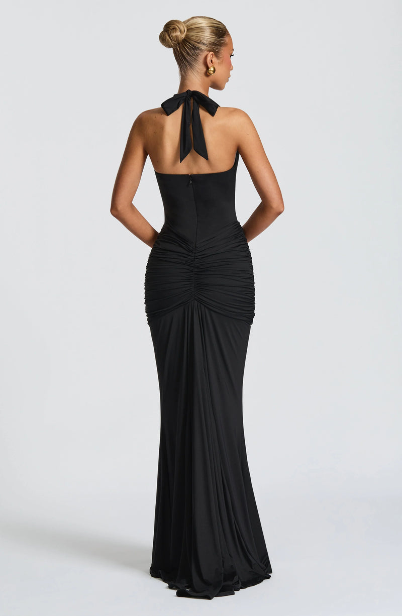nevaé Draped Jersey Maxi Dress