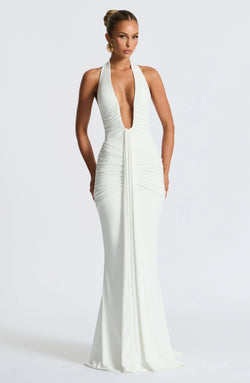 nevaé Draped Jersey Maxi Dress