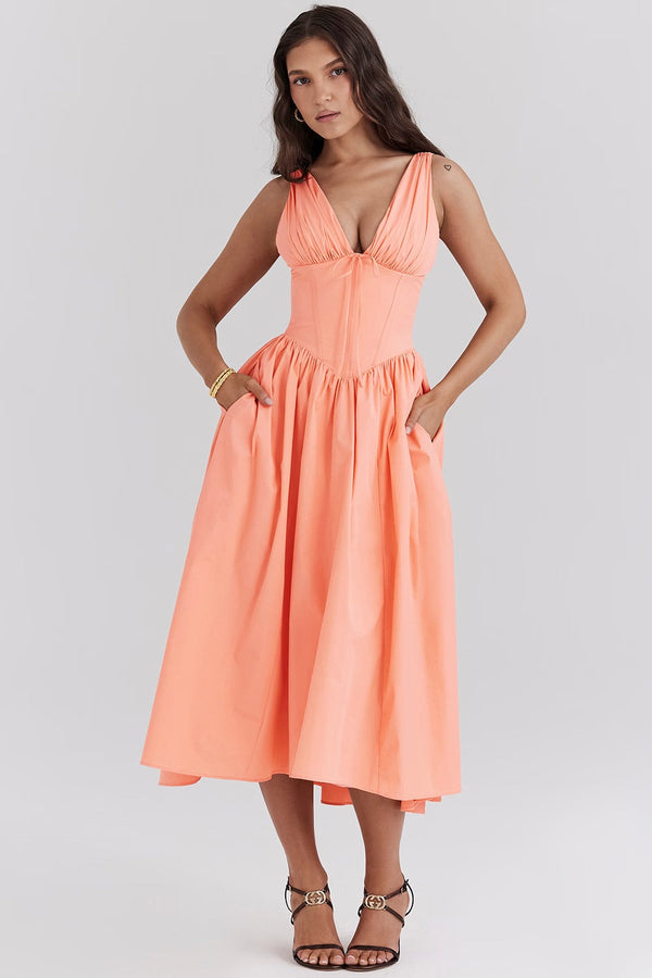 nevaé Corset Midi Dress