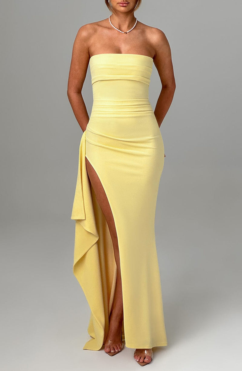 nevaé Zafira Maxi Dress - Lemon