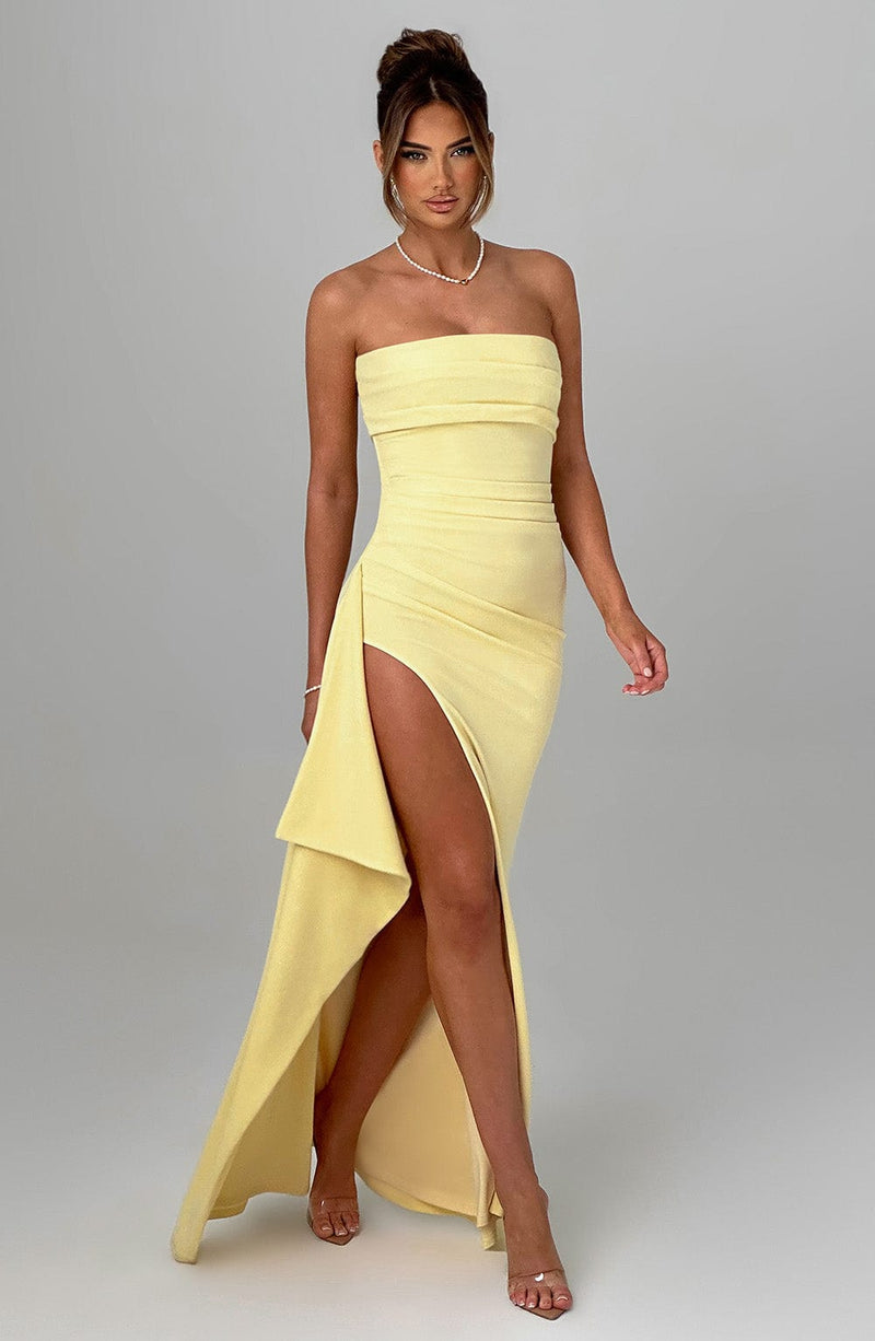 nevaé Zafira Maxi Dress - Lemon