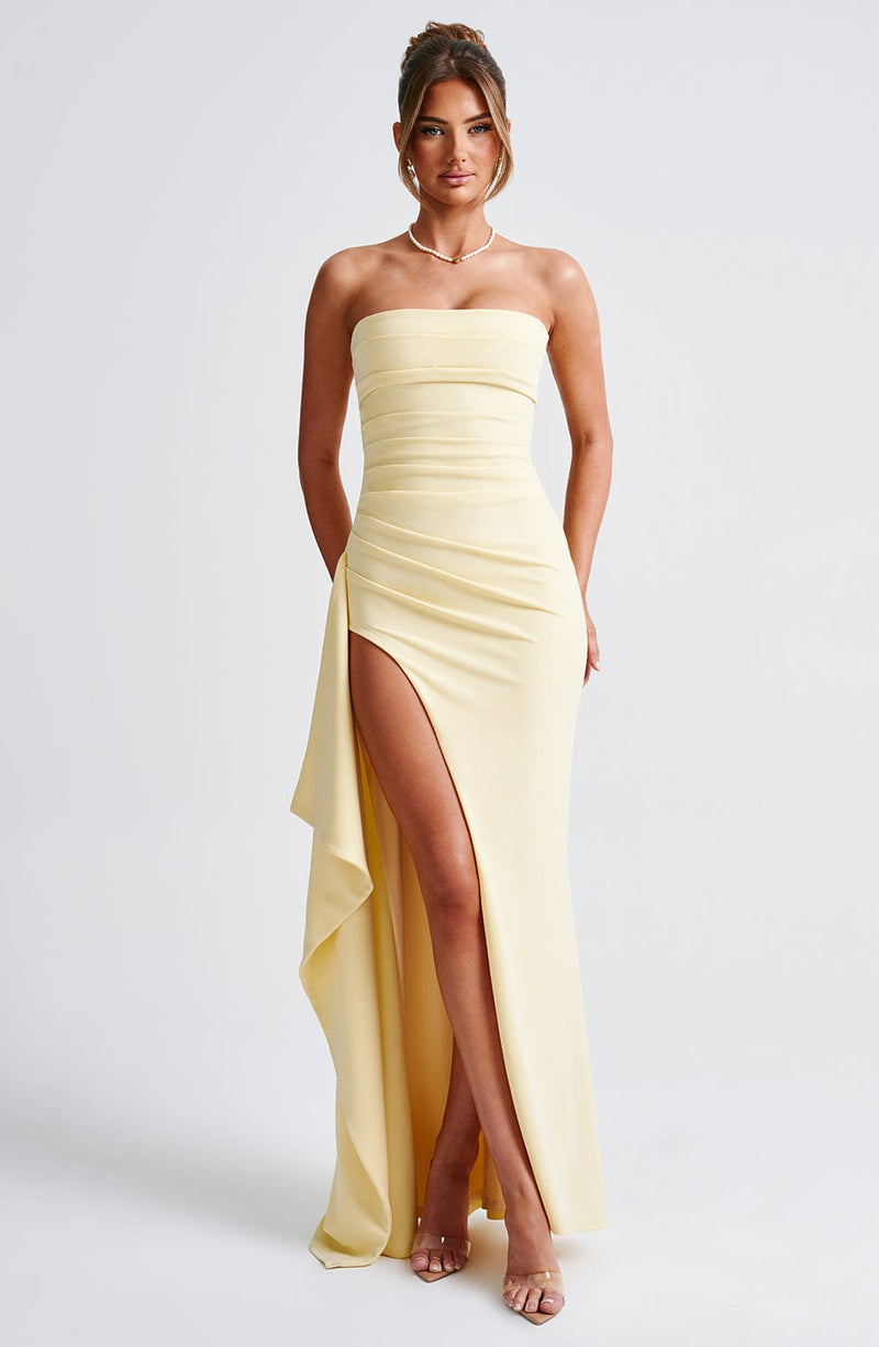 nevaé Zafira Maxi Dress - Lemon