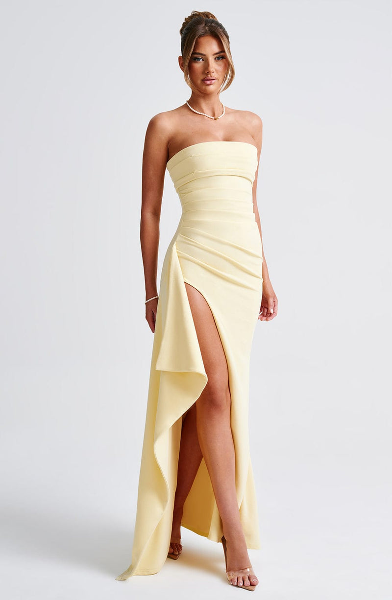nevaé Zafira Maxi Dress - Lemon