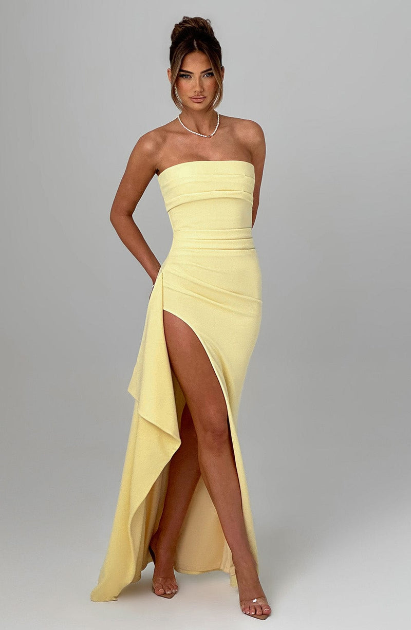 nevaé Zafira Maxi Dress - Lemon